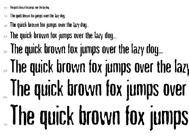 Nicotine Stains font waterfall